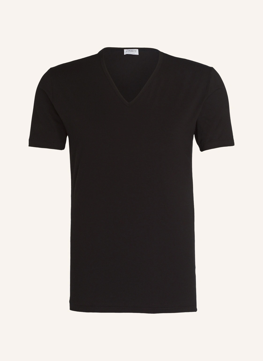 Zimmerli V-Shirt Pure Comfort schwarz von Zimmerli