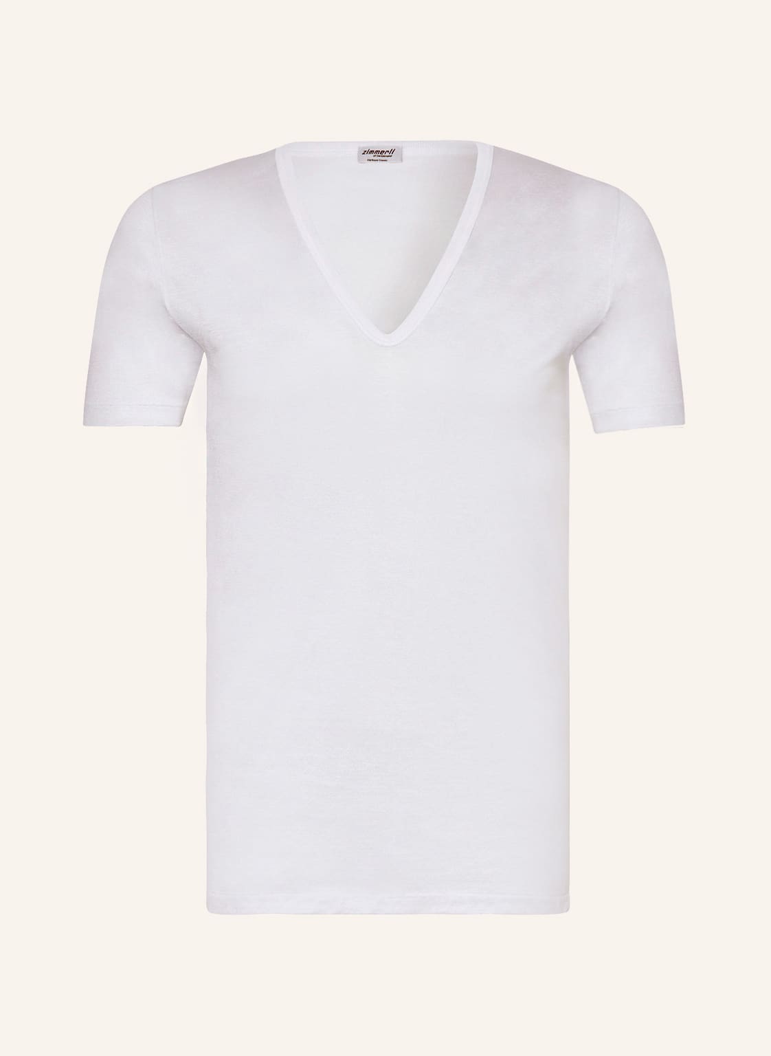 Zimmerli V-Shirt Royal Classic weiss von Zimmerli