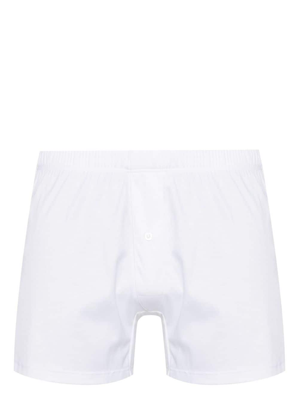 Zimmerli elasticated-waist cotton boxers - White von Zimmerli