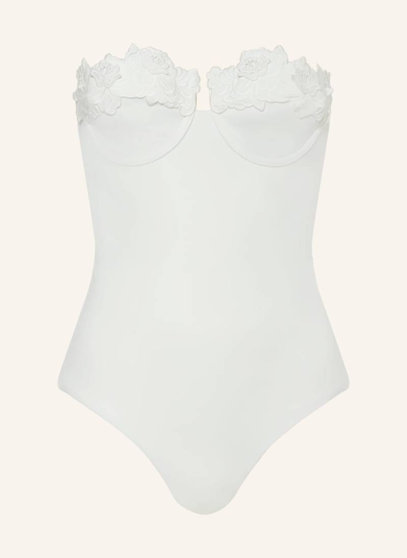 Zimmermann Bandeau-Badeanzug Halliday weiss von Zimmermann
