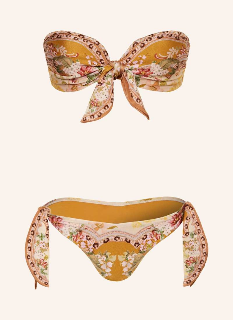 Zimmermann Bandeau-Bikini Wylie gruen von Zimmermann