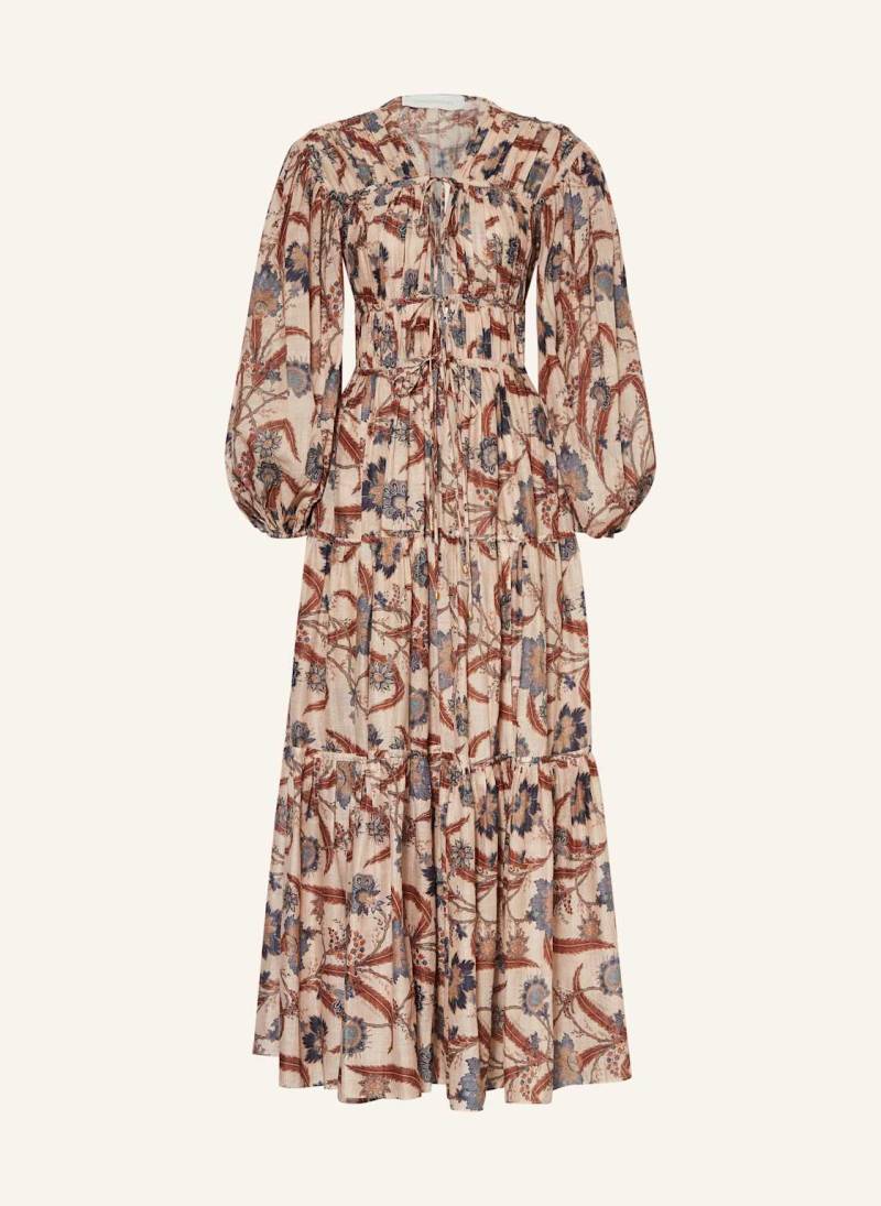 Zimmermann Kleid Asension beige von Zimmermann