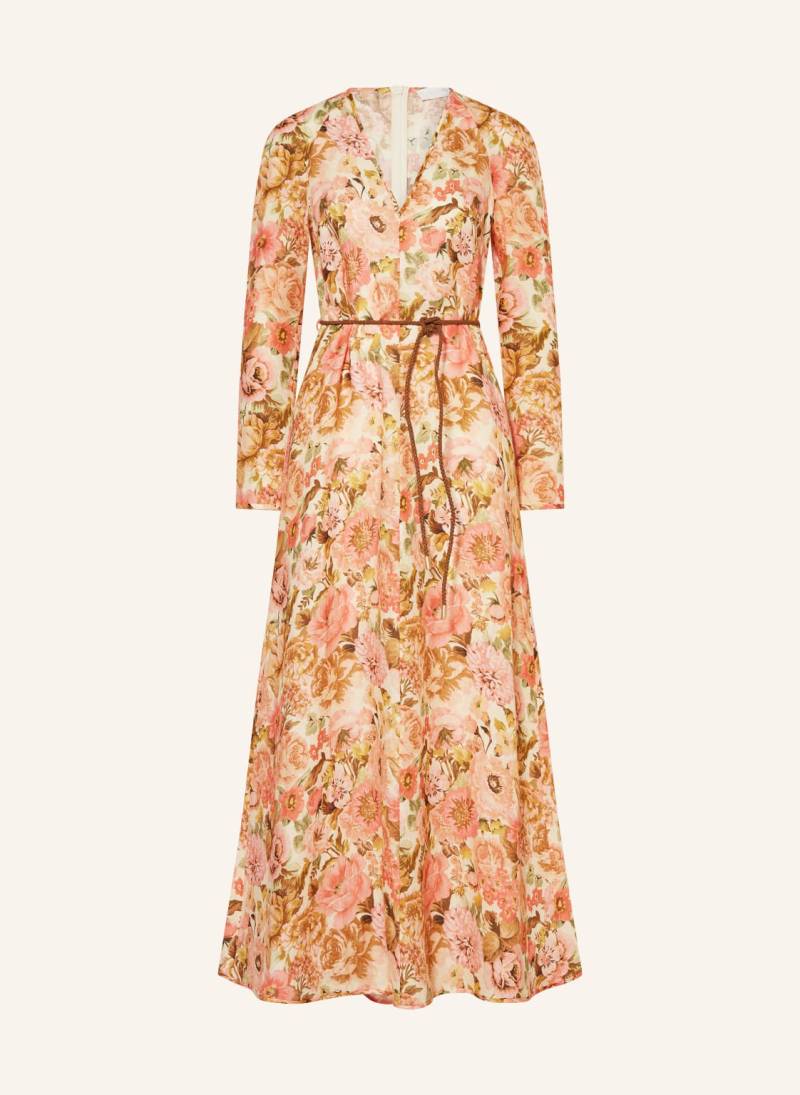 Zimmermann Leinenkleid rosa von Zimmermann