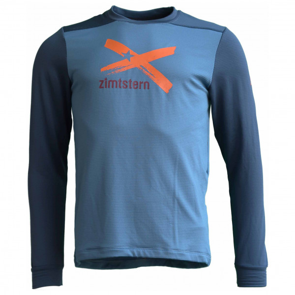 Zimtstern - Crewz Shirt L/S - Fleecepullover Gr L;M;S;XL;XXL blau;grau/schwarz von Zimtstern