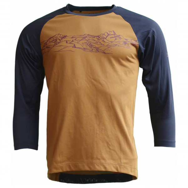 Zimtstern - PureFlowz Shirt 3/4 - Velotrikot Gr L braun von Zimtstern
