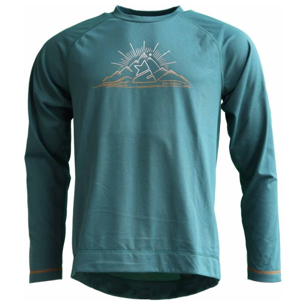 Zimtstern - Pureflowz Eco Shirt L/S - Velotrikot Gr XL türkis von Zimtstern