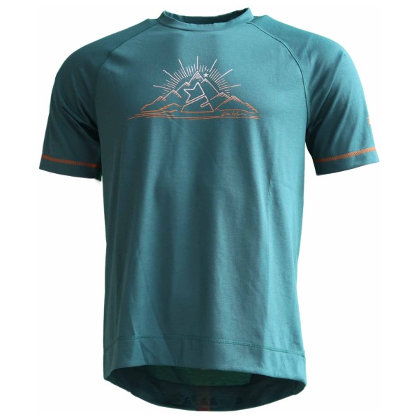 Zimtstern - Pureflowz Eco Shirt S/S - Velotrikot Gr M türkis/blau von Zimtstern