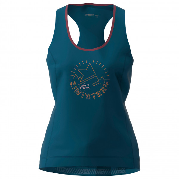 Zimtstern - Women's Pureflowz Shirt Tank - Velotrikot Gr M blau von Zimtstern