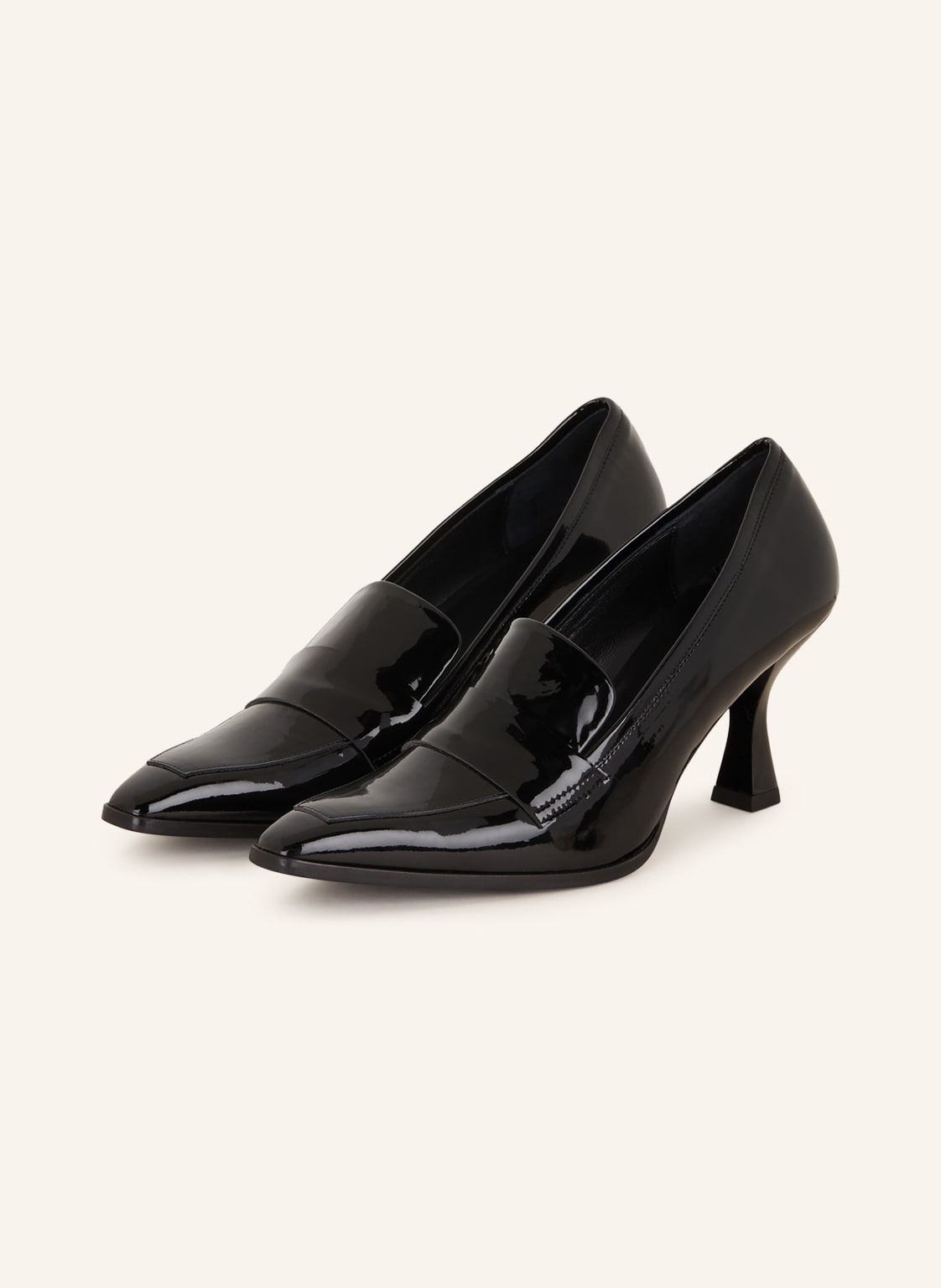 Zinda Lack-Pumps Mirasol schwarz von Zinda