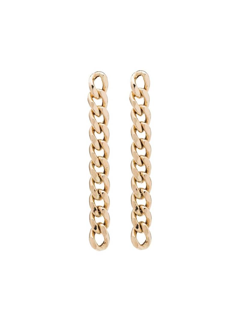 Zoë Chicco 14kt gold chain drop earrings von Zoë Chicco