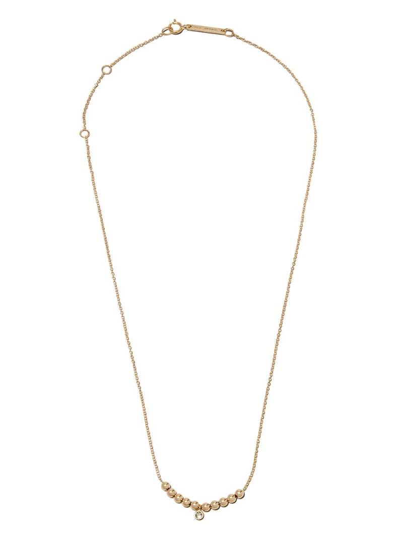 Zoë Chicco 14kt yellow gold bead-detail necklace von Zoë Chicco