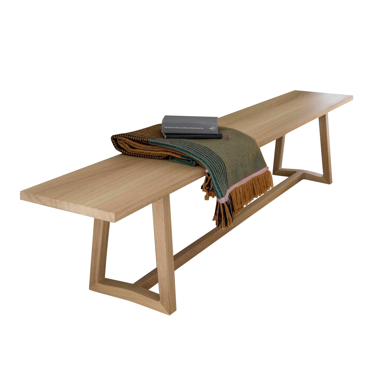 GEORGE Traverse Sitzbank, Holzart eiche, Ausführung mit traverse, Grösse 220 cm GEORGE Traverse Sitzbank, Holzart eiche, Ausführung mit traverse, Grösse 220 cm von Zoom by Mobimex
