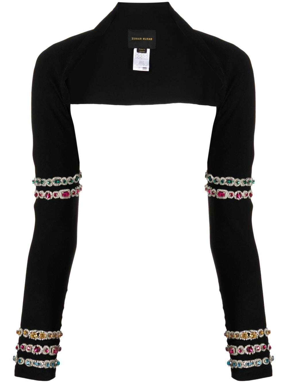 Zuhair Murad bead-embroidered cady bolero - Black von Zuhair Murad