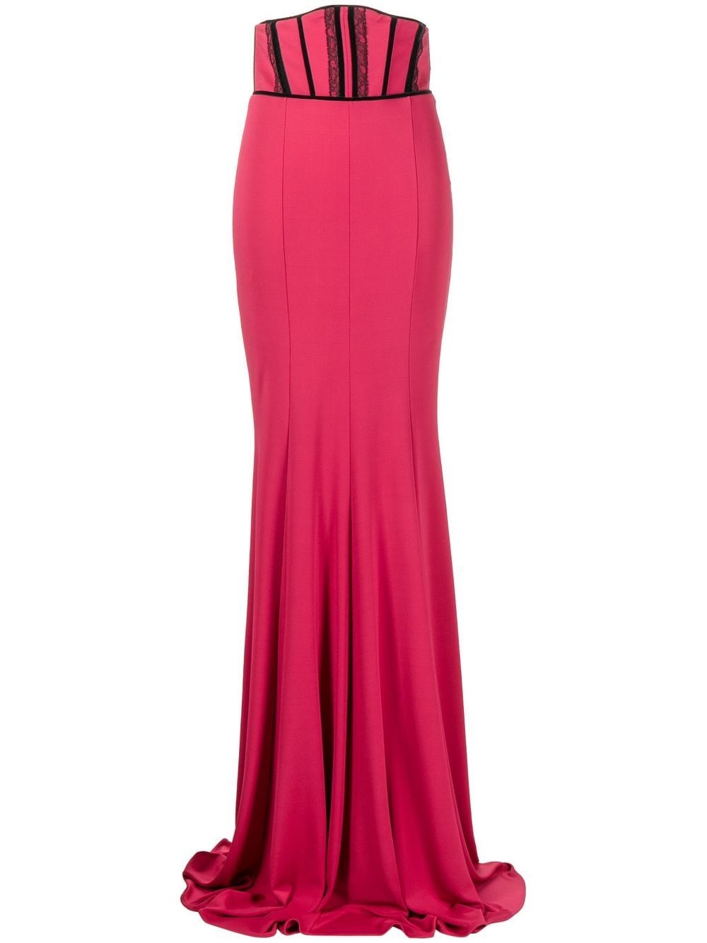 Zuhair Murad high-waisted tuxedo fishtail skirt - Red von Zuhair Murad