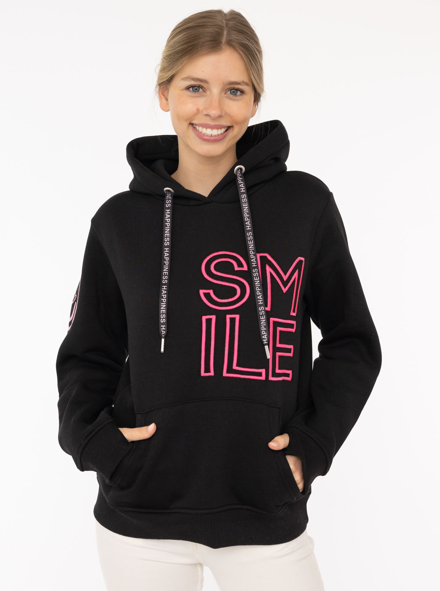 Zwillingsherz Hoodie »"Alissa 2.0"«, mit SMILE Stickerei vorne und hinten Zwillingsherz Hoodie »"Alissa 2.0"«, mit SMILE Stickerei vorne und hinten von Zwillingsherz