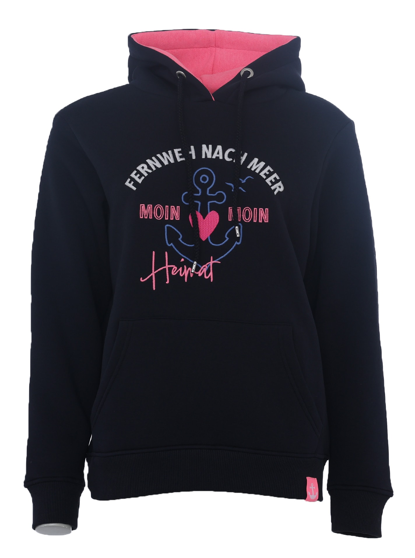Zwillingsherz Hoodie »"Fernweh nach Meer"«, mit maritimer Stickerei, Kängurutaschen Zwillingsherz Hoodie »"Fernweh nach Meer"«, mit maritimer Stickerei, Kängurutaschen von Zwillingsherz