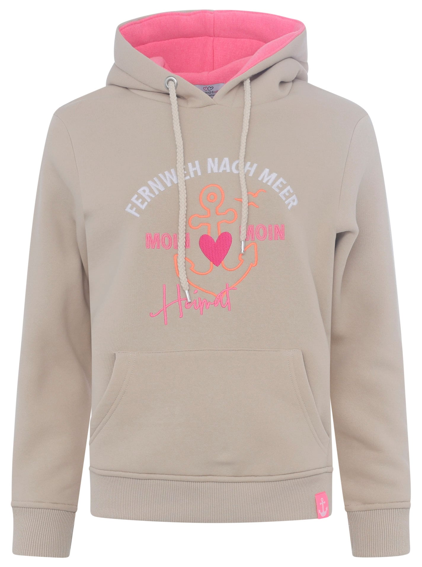 Zwillingsherz Hoodie »"Fernweh nach Meer"«, mit maritimer Stickerei, Kängurutaschen Zwillingsherz Hoodie »"Fernweh nach Meer"«, mit maritimer Stickerei, Kängurutaschen von Zwillingsherz