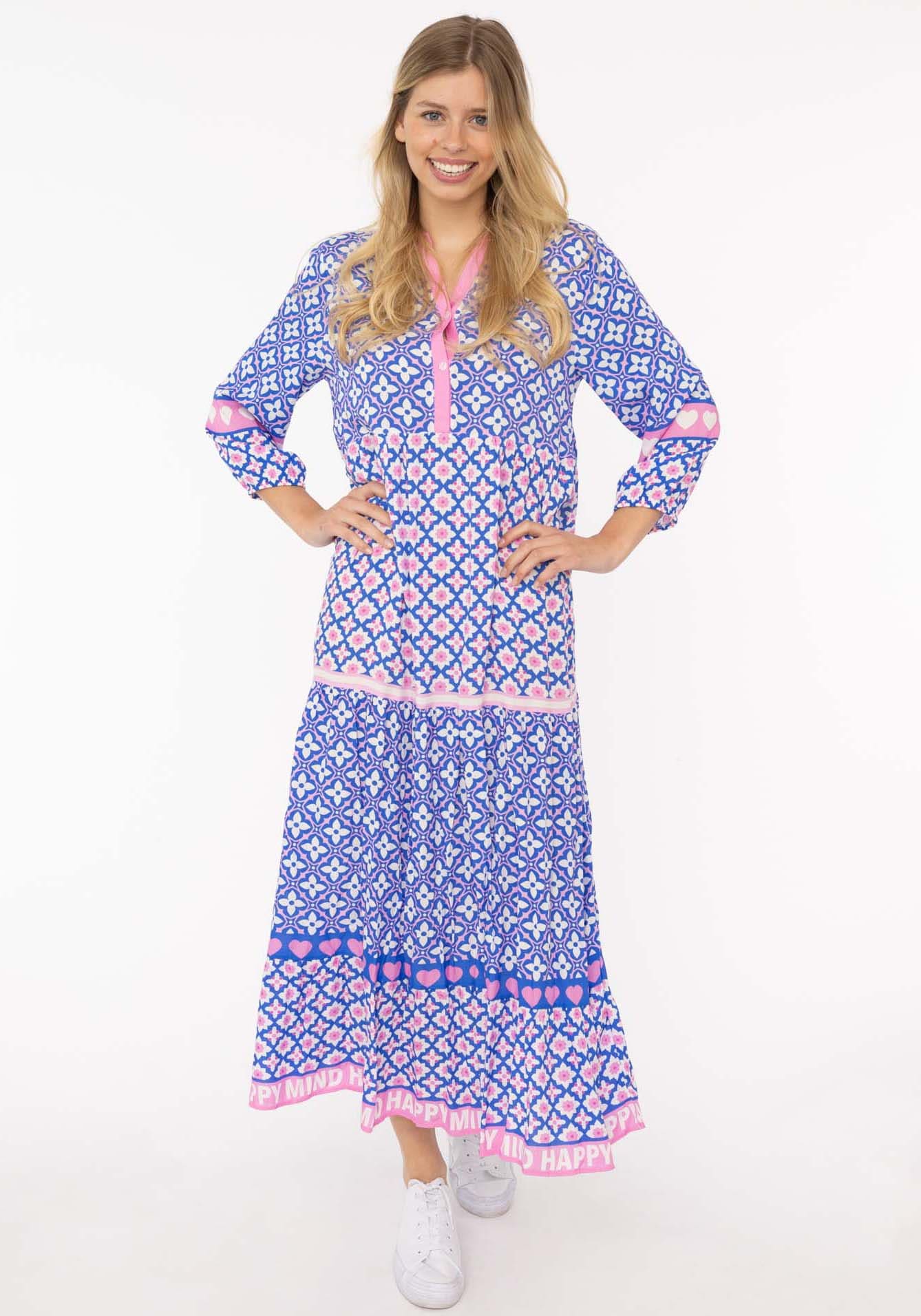 Zwillingsherz Maxikleid »"Dreams"«, mit Mustermix, Knopfleiste und 3/4 Arm Zwillingsherz Maxikleid »"Dreams"«, mit Mustermix, Knopfleiste und 3/4 Arm von Zwillingsherz