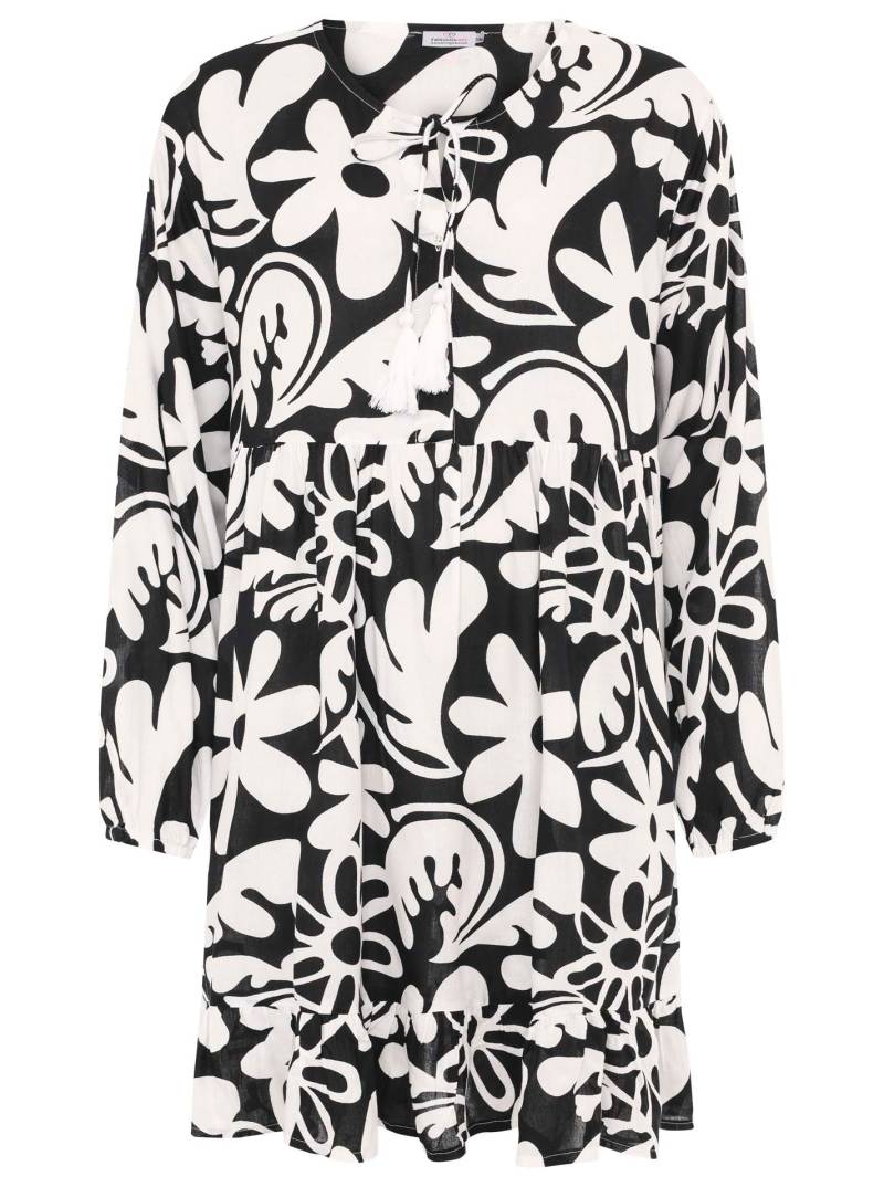 Zwillingsherz Sommerkleid »"Flower Paradise"«, mit Blumenmuster, langen Ärmeln und Tasseln von Zwillingsherz