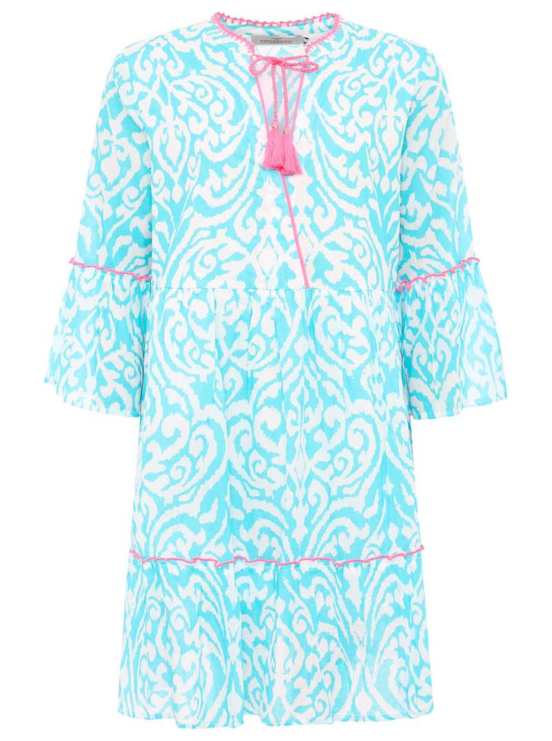 Zwillingsherz Sommerkleid »Kleid "Ornamente"«, mit Tasseln, Trompeten Ärmeln und Eingriffstaschen von Zwillingsherz