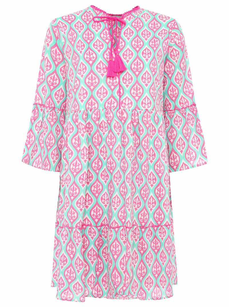 Zwillingsherz Sommerkleid »"Ovale Ranken"«, mit Tasseln, Trompeten Ärmeln und Eingriffstaschen von Zwillingsherz