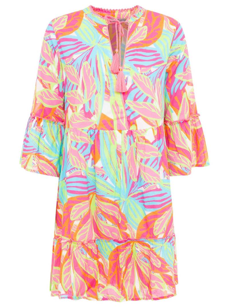 Zwillingsherz Sommerkleid »"Power Farben"«, mit Tasseln, Trompeten Ärmeln und Eingriffstaschen von Zwillingsherz