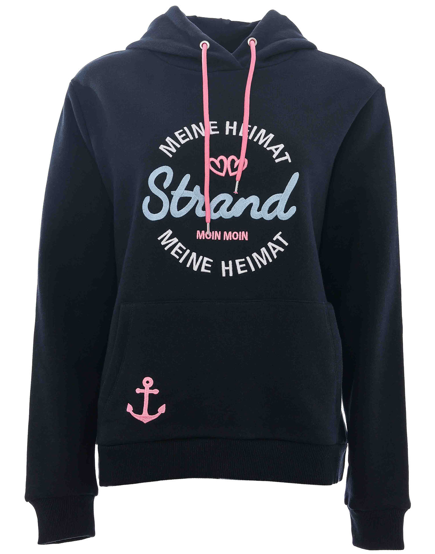 Zwillingsherz Hoodie »"Meine Heimat"«, mit aufgesticktem "Strand"-Schriftzug vorne und hinten Zwillingsherz Hoodie »"Meine Heimat"«, mit aufgesticktem "Strand"-Schriftzug vorne und hinten von Zwillingsherz