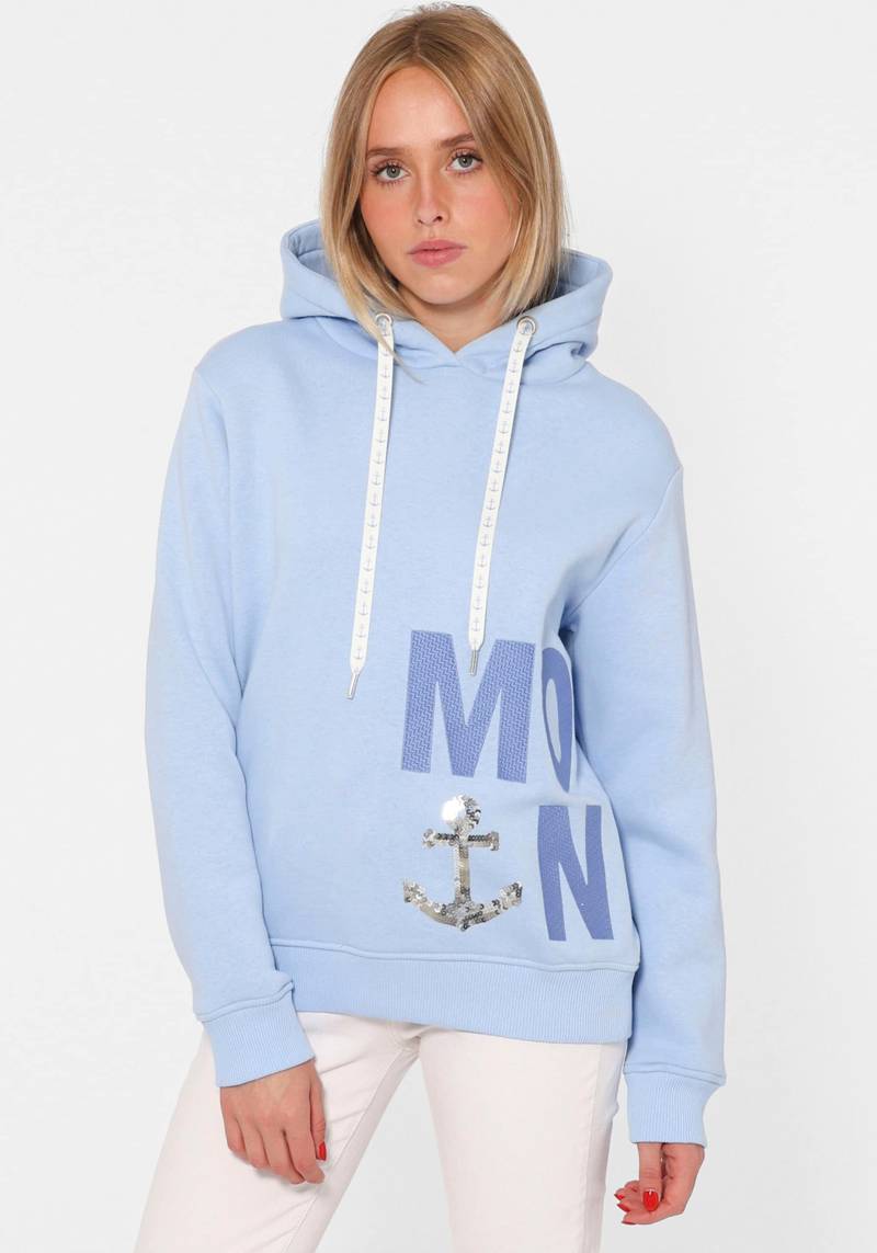 Zwillingsherz Sweatshirt »"Moin"«, mit Paillettenanker und gesticktem Schriftzug am Rücken von Zwillingsherz