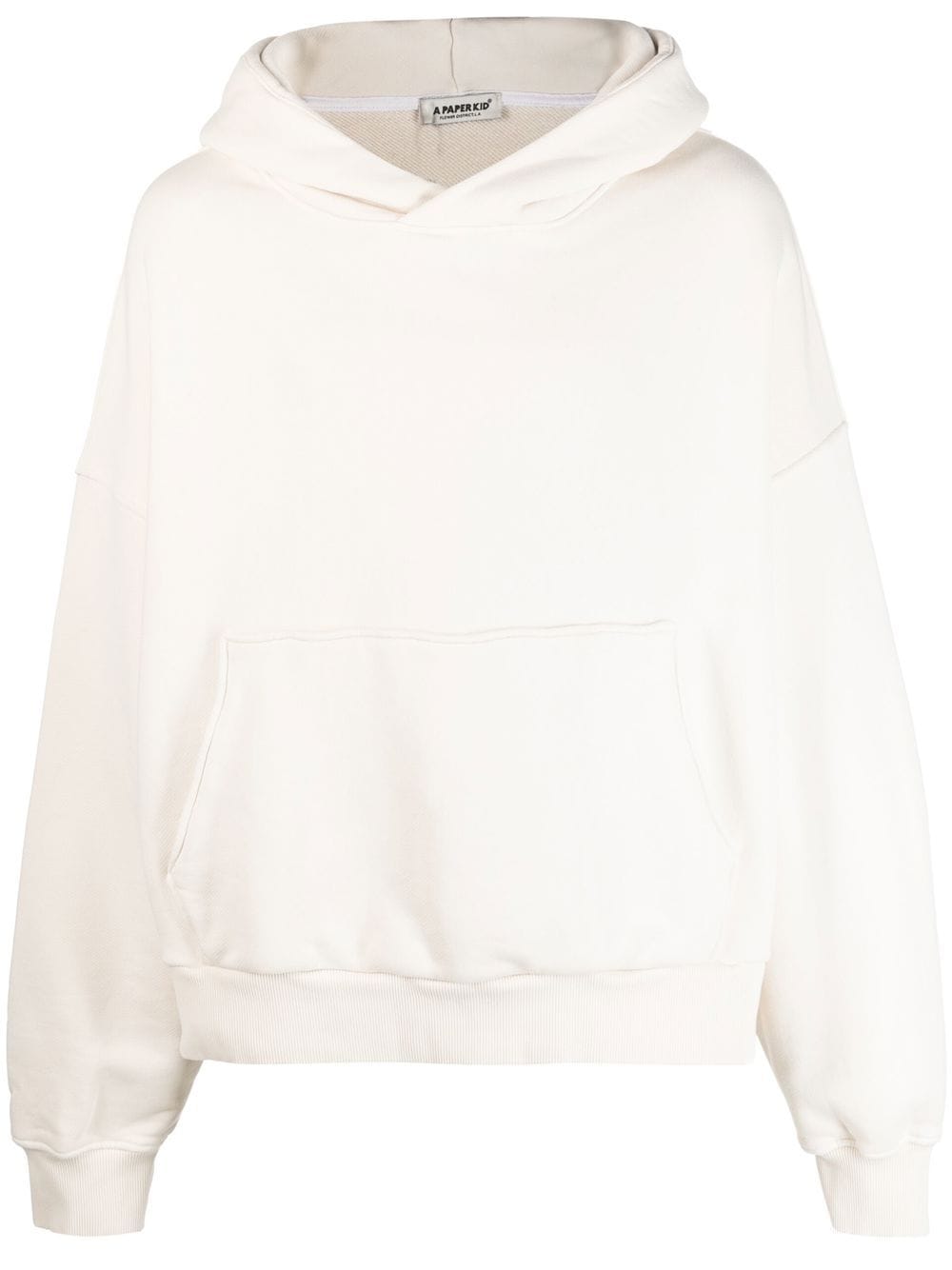 A Paper Kid slouchy cotton hoodie - Neutrals von A Paper Kid