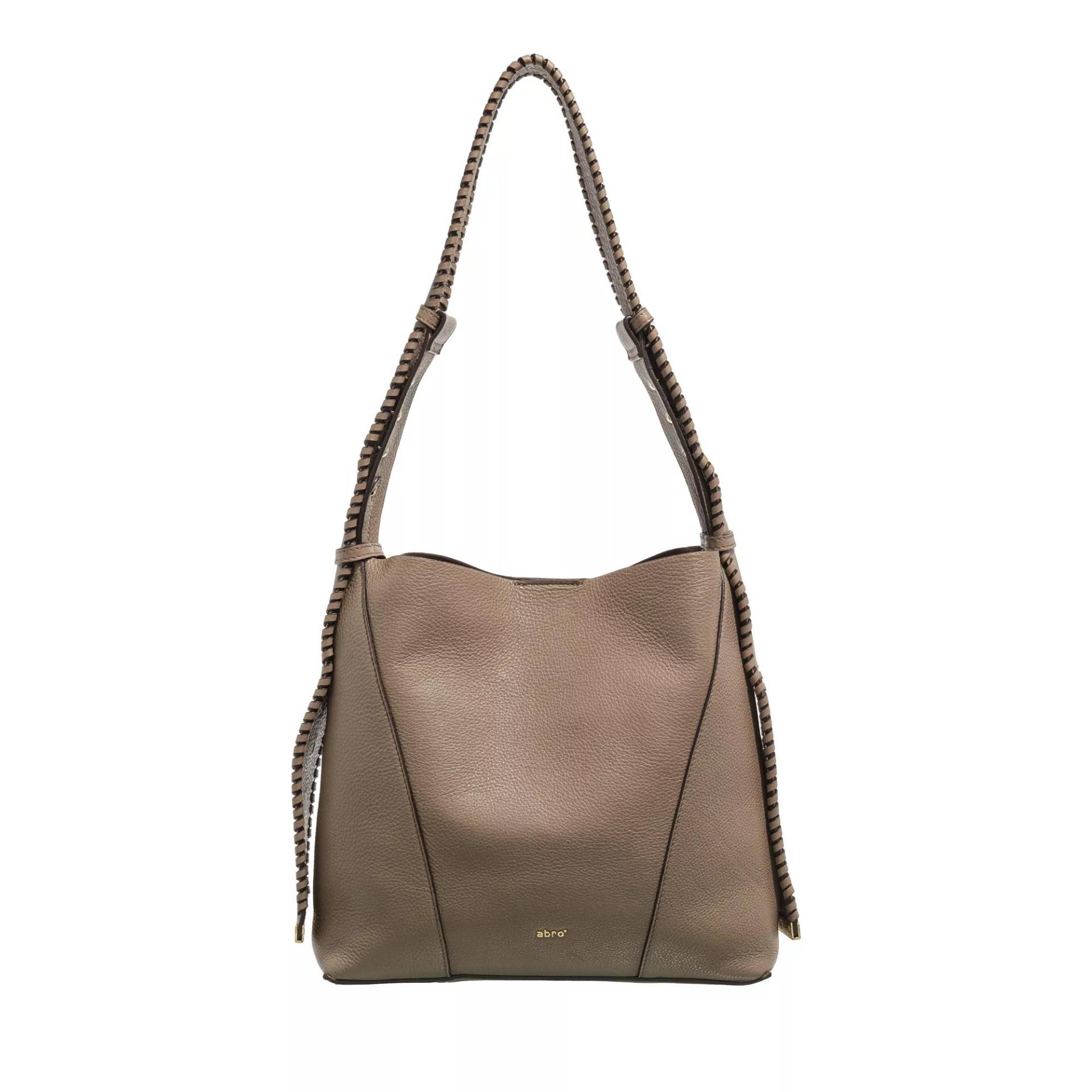 Abro Umhängetasche - Umhängetasche M - Gr. unisize - in Taupe - für Damen von abro