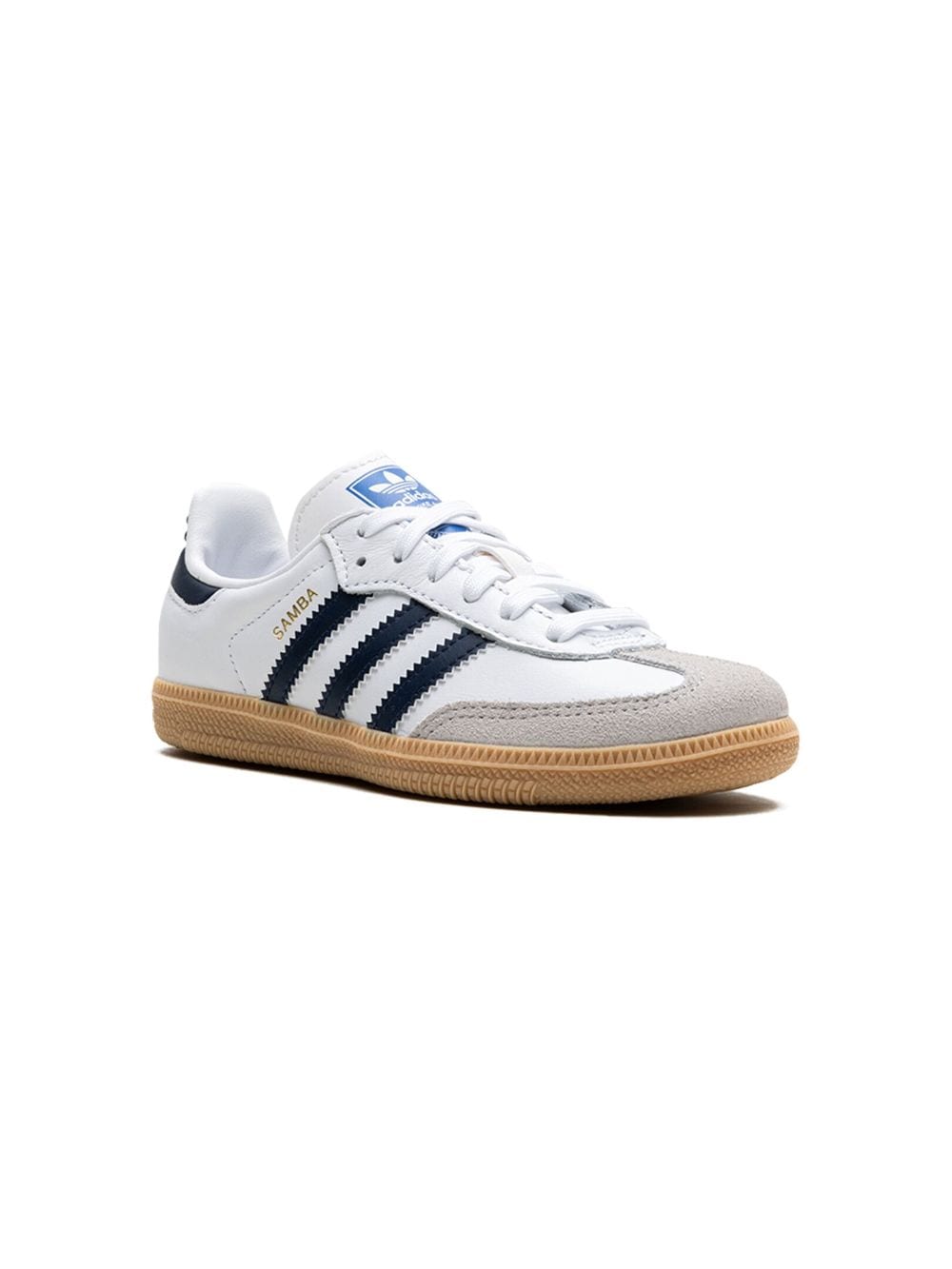 adidas Kids Samba OG "White Indigo Gum" sneakers von adidas Kids