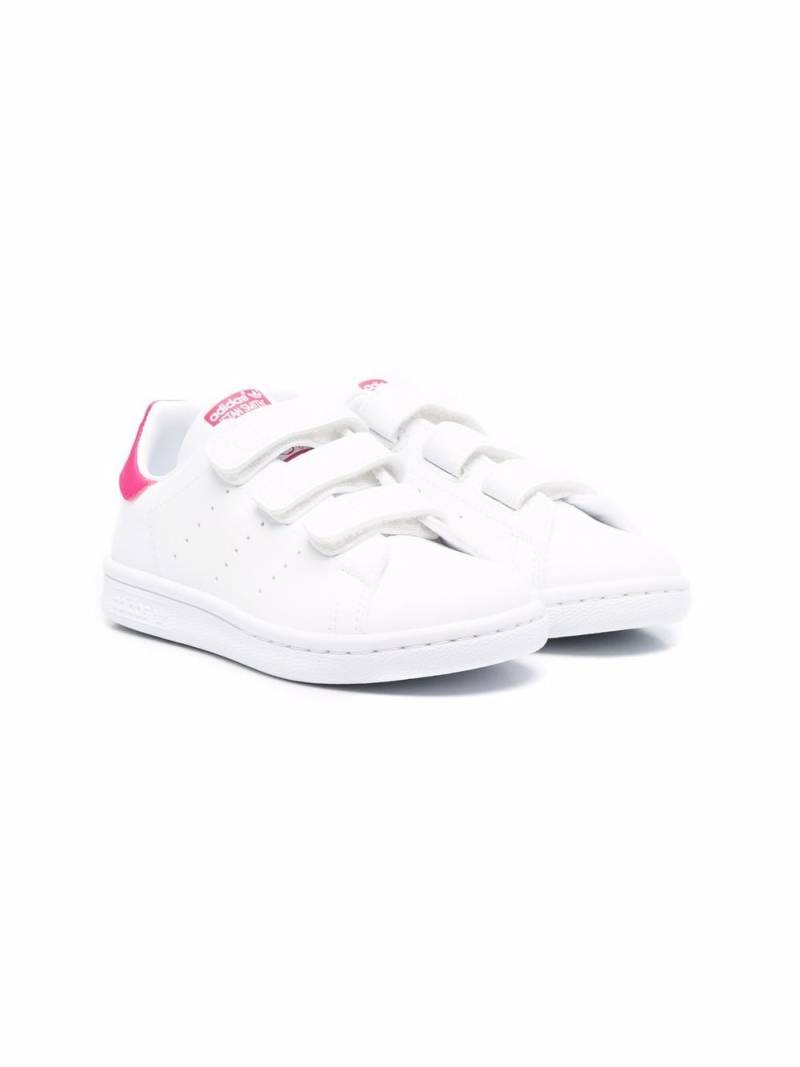 adidas Kids Stan Smith touch-strap low-top sneakers - White von adidas Kids
