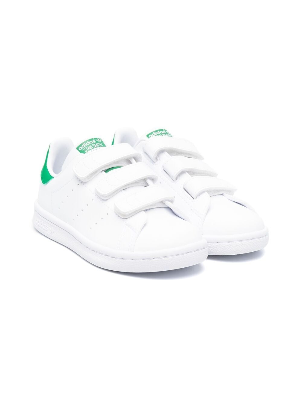 adidas Kids Stan Smith touch-strap trainers - White von adidas Kids