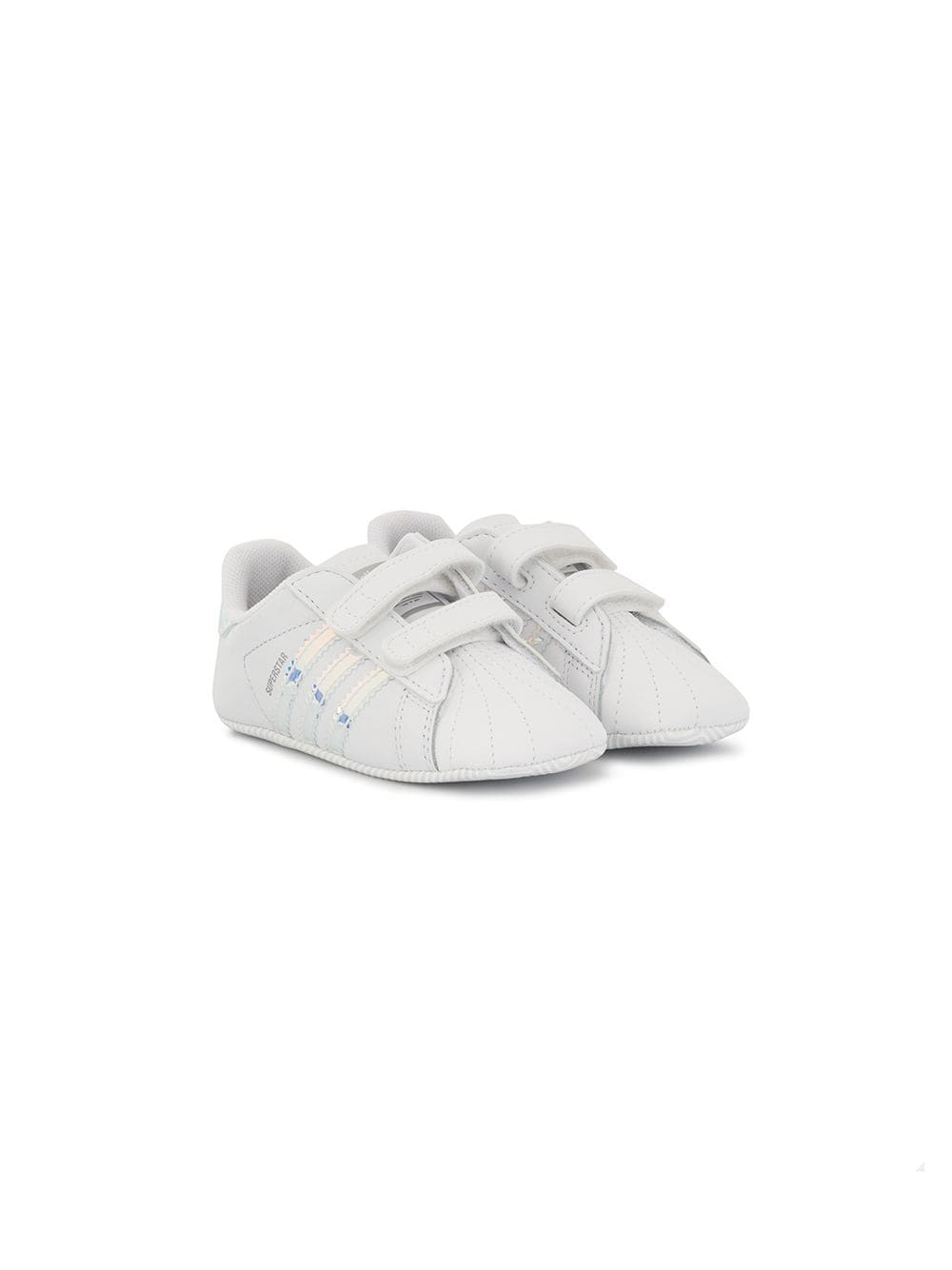 adidas Kids Superstar crib shoes - White von adidas Kids