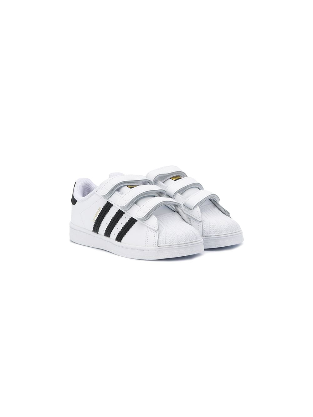 adidas Kids Superstar touch strap sneakers - White von adidas Kids
