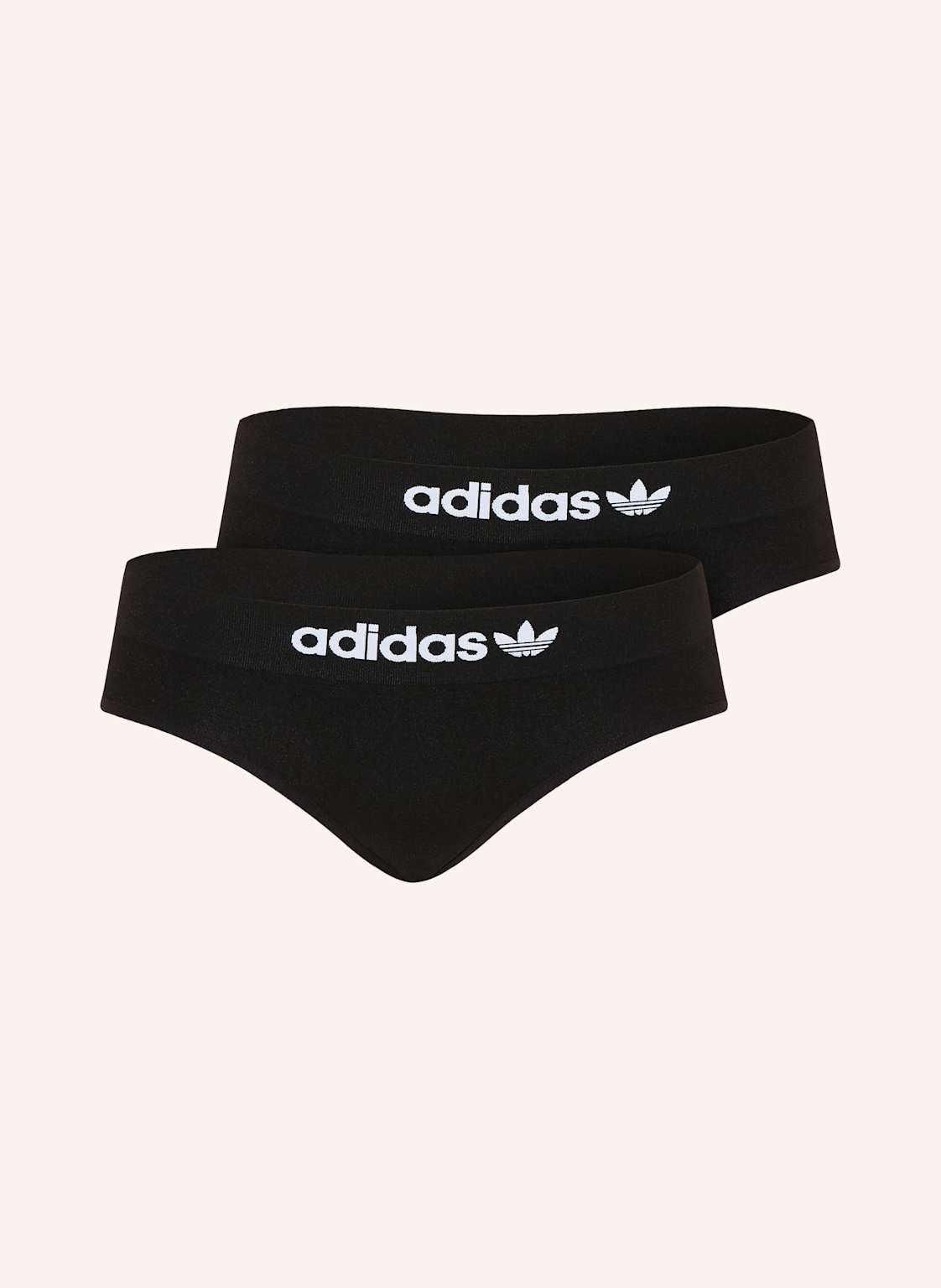 Adidas Originals 2er-Pack Panties schwarz von adidas Originals