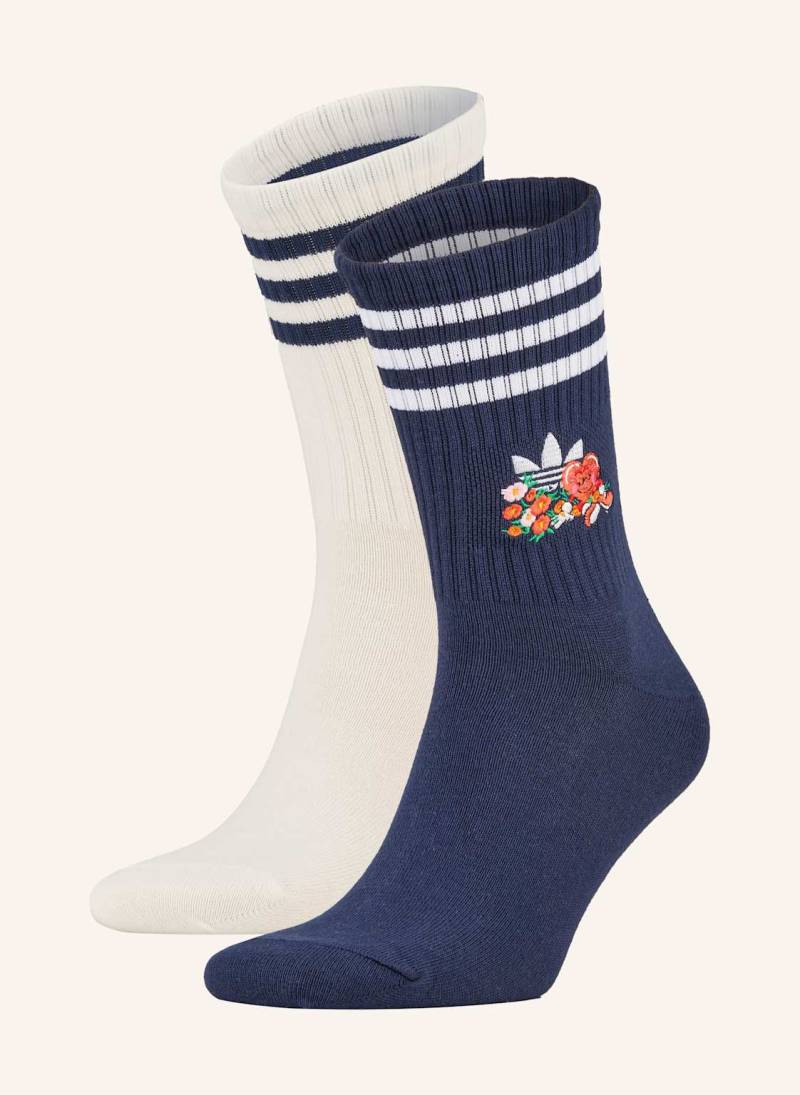 Adidas Originals 2er-Pack Socken Adidas Originals × Made By Nelson Crew weiss von adidas Originals