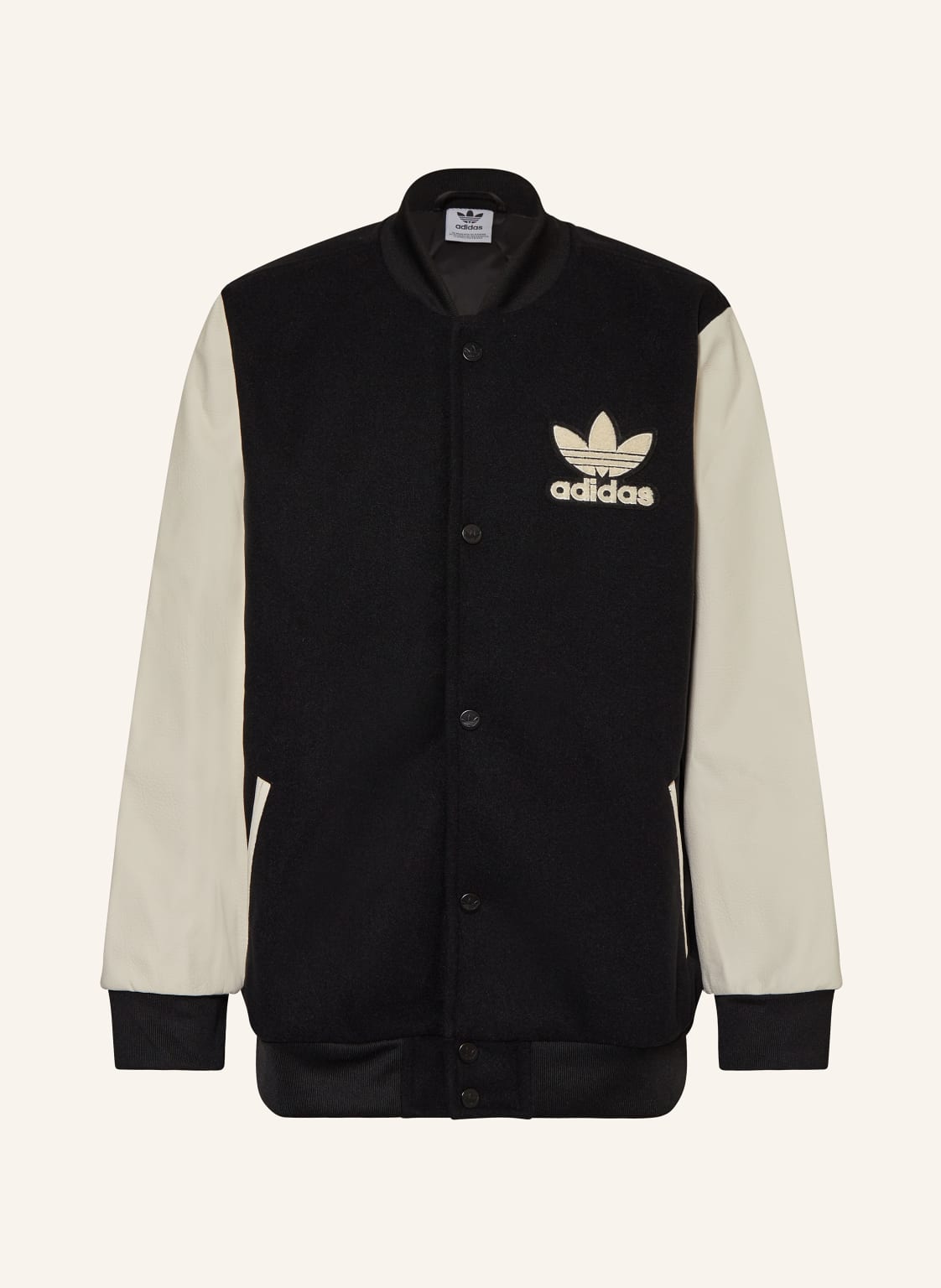 Adidas Originals Blouson Adicolor Vrct Im Materialmix schwarz von adidas Originals