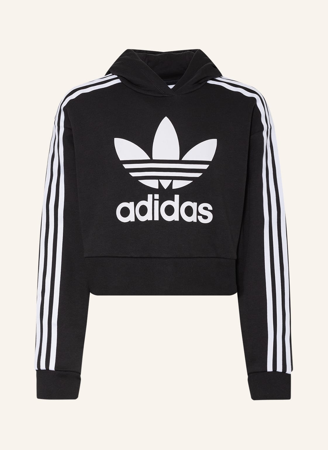 Adidas Originals Cropped-Hoodie Adicolor schwarz von adidas Originals