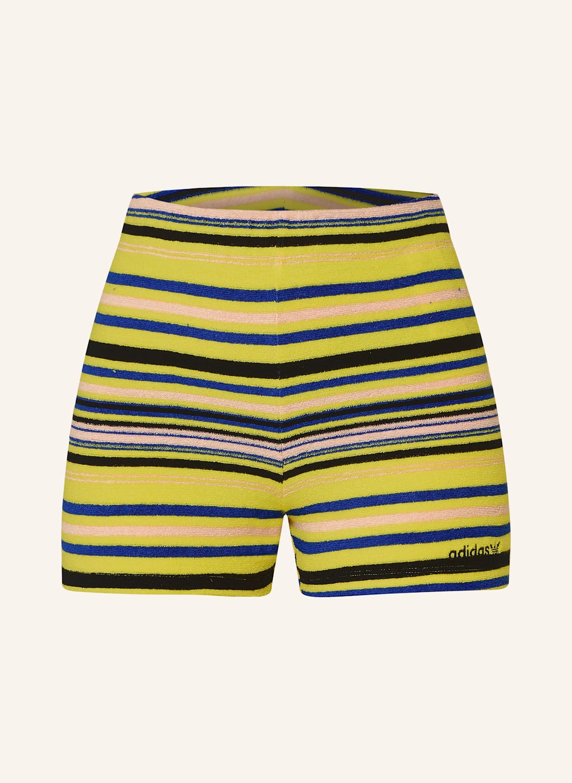 Adidas Originals Frotteeshorts Striped gelb Adidas Originals Frotteeshorts Striped gelb von adidas Originals