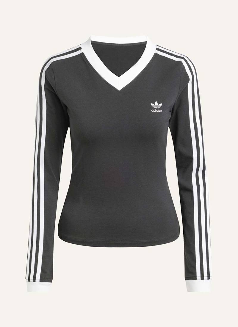 Adidas Originals Longsleeve V-Neck schwarz von adidas Originals