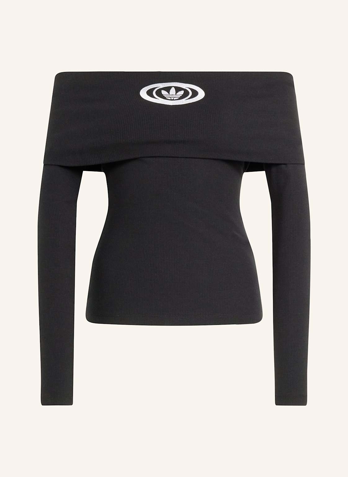 Adidas Originals Off-Shoulder-Longsleeve schwarz Adidas Originals Off-Shoulder-Longsleeve schwarz von adidas Originals