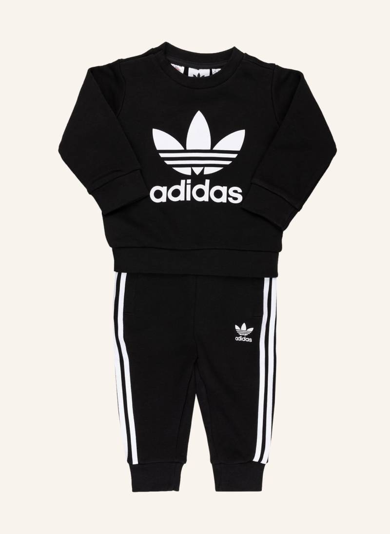 Adidas Originals Set Crew: Sweatshirt Und Sweatpants schwarz von adidas Originals