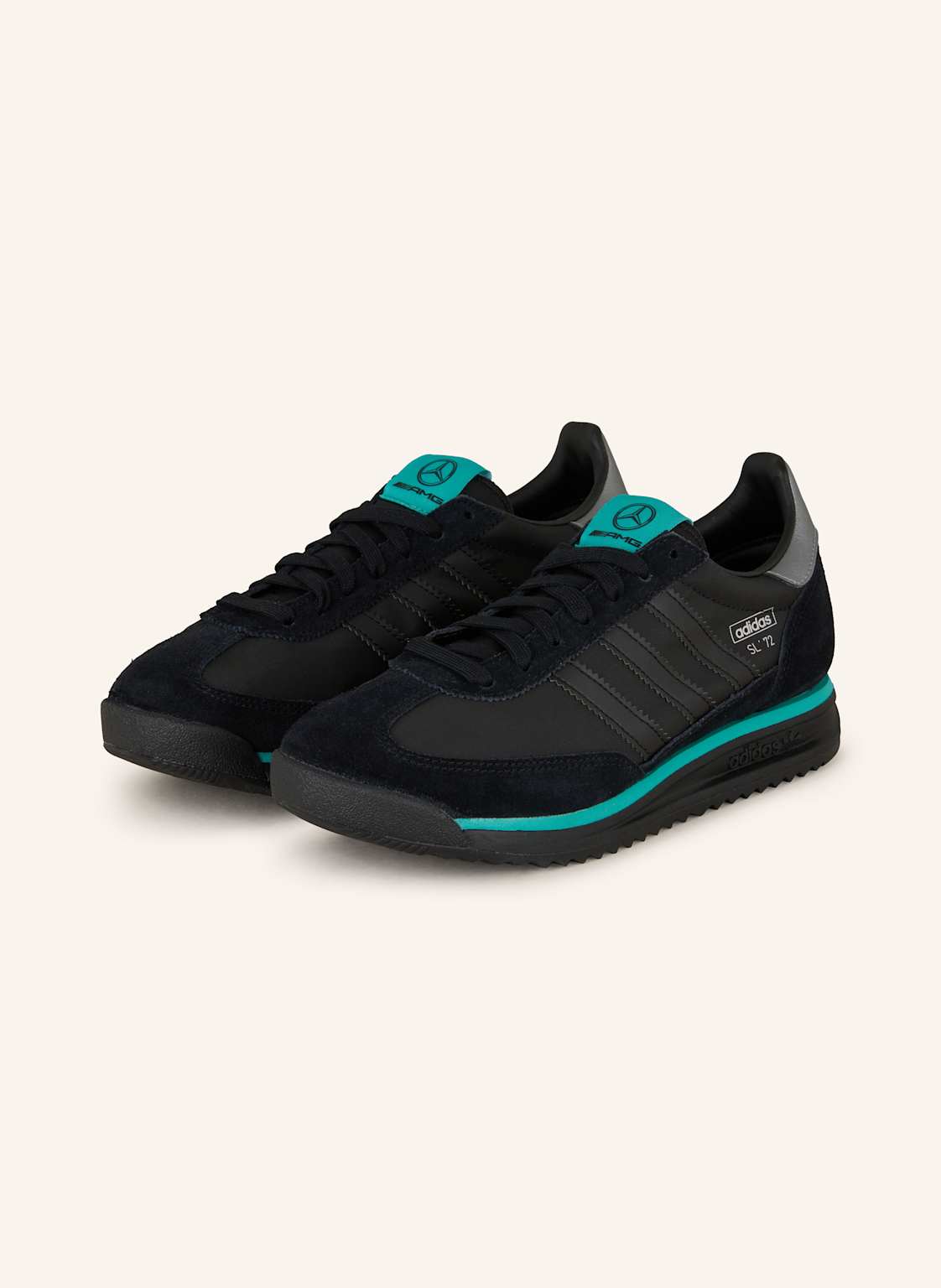 Adidas Originals Sneaker Sl 72 Rs Mercedes schwarz von adidas Originals
