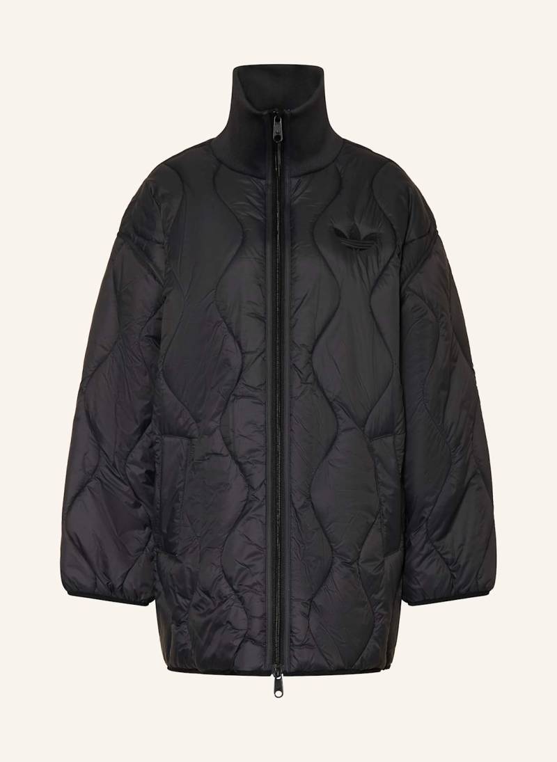 Adidas Originals Steppmantel Quilted schwarz von adidas Originals