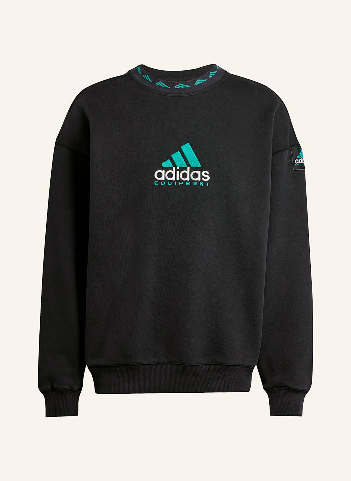 Adidas Originals Sweatshirt Equipment Washed schwarz von adidas Originals
