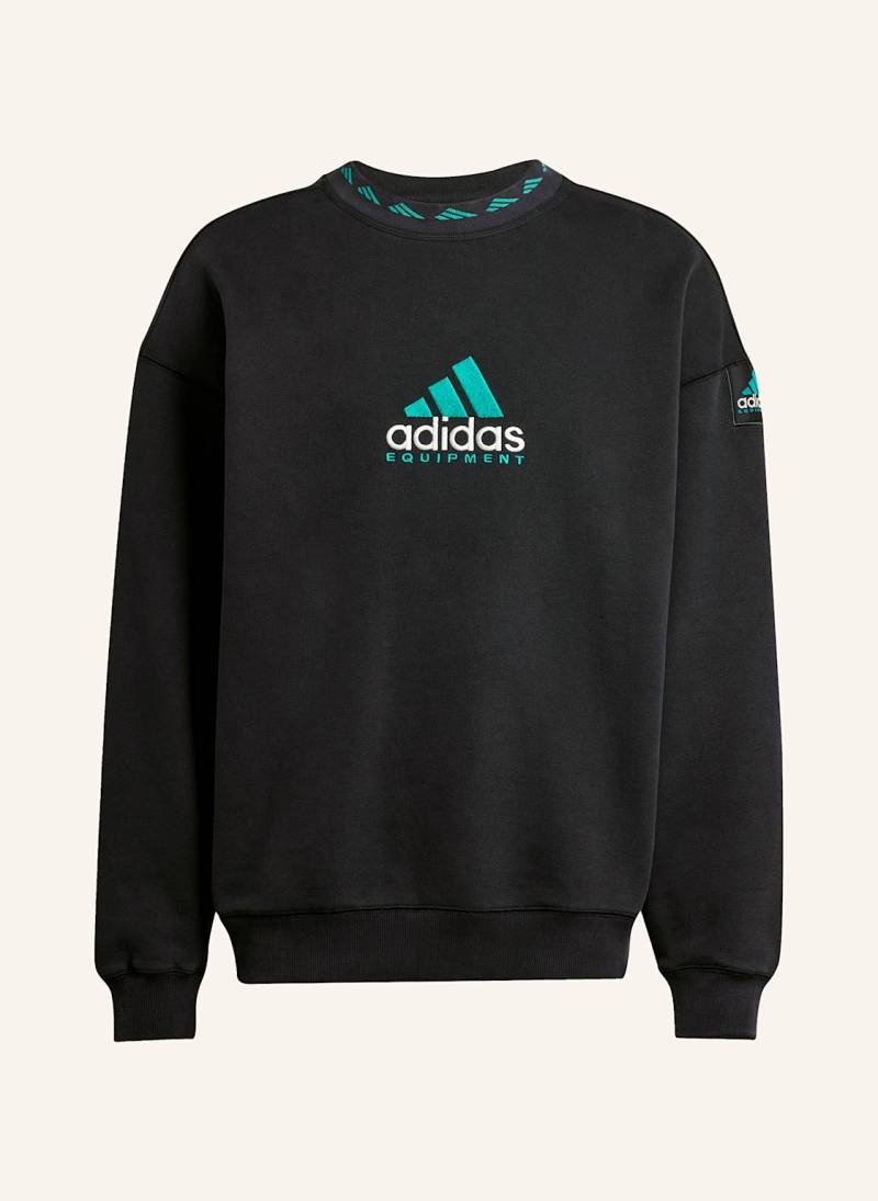 Adidas Originals Sweatshirt Equipment Washed schwarz von adidas Originals