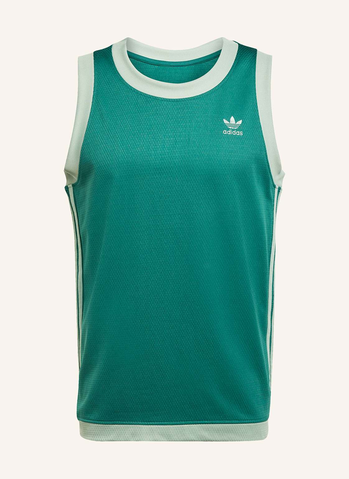 Adidas Originals Tanktop Adicolor Mockeyelet gruen von adidas Originals