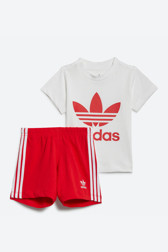 Adidas Originals Baby-Set | White + Vivid Red | Baby  | 104 von Adidas Originals
