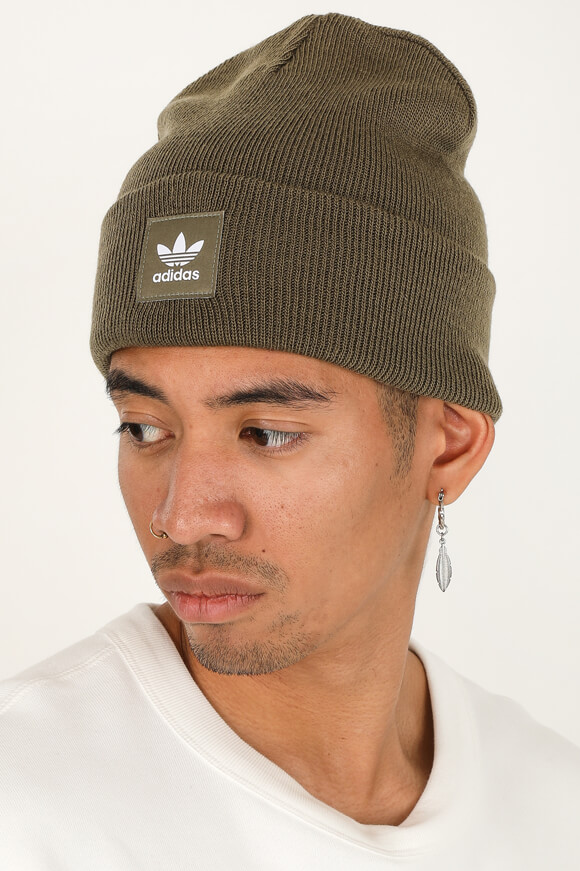 Adidas Originals Beanie | Dunkel Olive | Herren  | M/L von Adidas Originals